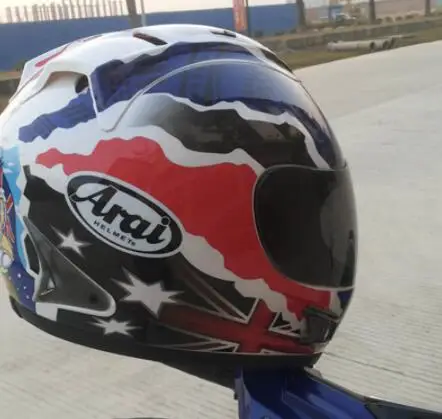 Мотоциклетный шлем полное лицо шлем ARAI мотоцикл полное лицо шлем сертификации ECE Сертифицированный мотоциклетный шлем
