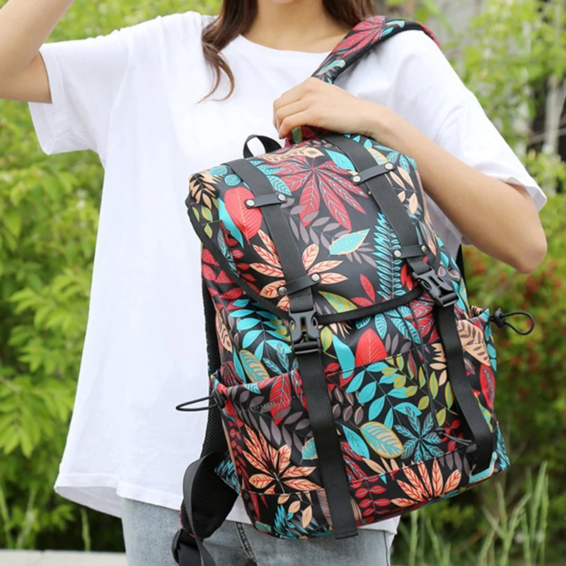 Fashion Graffiti Color Laptop Backpack Leisure Business Waterproof Large Capacity Travel Bag Student | Компьютеры и офис