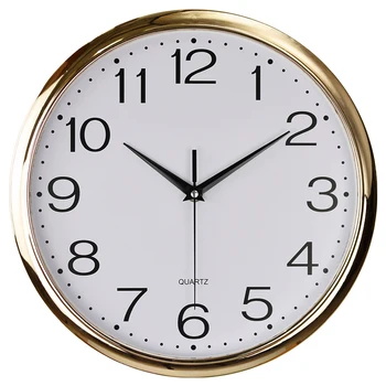 

Luxury Bedroom Wall Clock Digital Gold Vintage Design Wall Clock Creative Living Room Reloj Pared Grande Kitchen Watches EA60WC