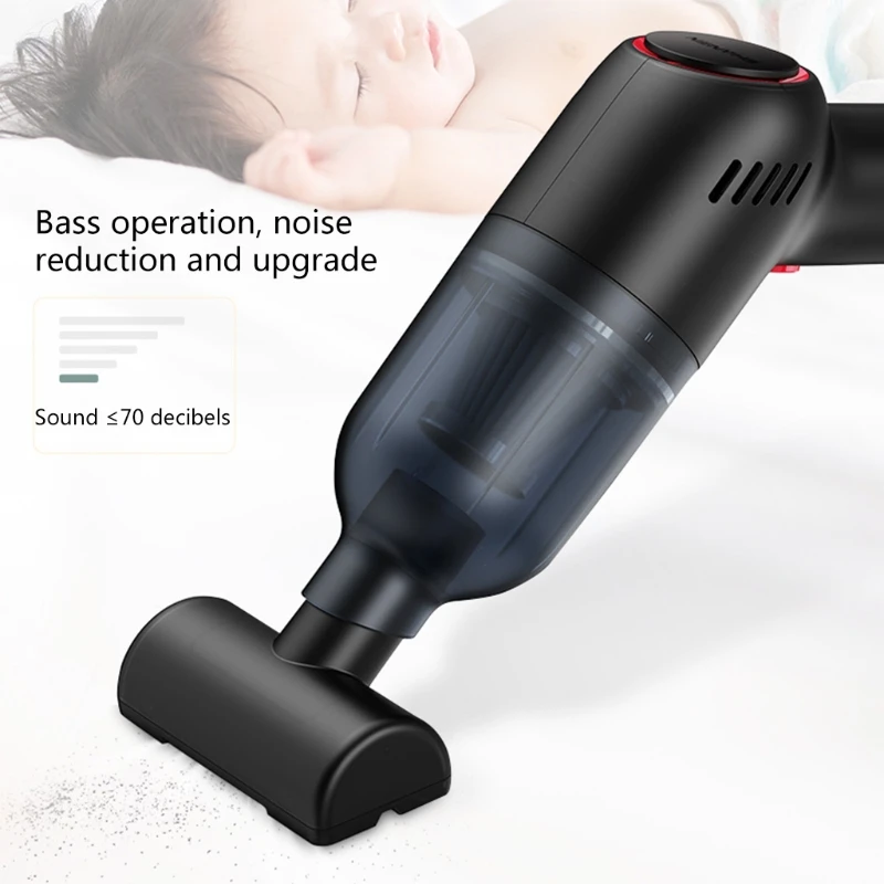USB Rechargeable Cordless 8000Pa 120W Handheld Wireless Car Vacuum Cleaner for SUV Truck Home Office Pet House Computer