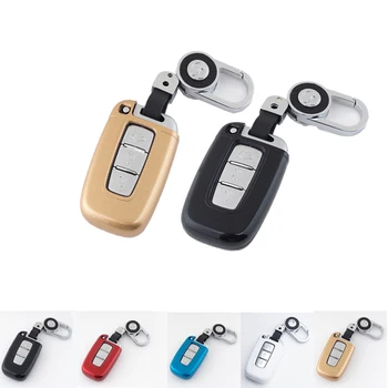 

ABS Car Smart Keyless Entry Remote Key Case Cover Chain For Kia Rio C Line 2 3 K2 k3 Niro Ceed Picanto Optima Cerato Sportage 3