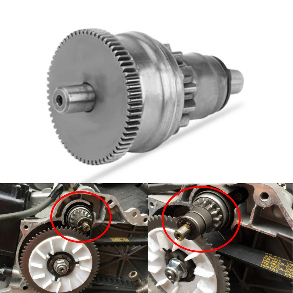 Стартовый двигатель редуктор сцепления Bendix для GY6 49CC 50CC 60CC 139QMB 139QMA Скутер мопед ATV