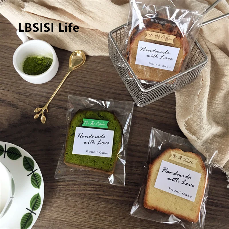 LBSISI Life 100pcs Transparent Nougat Cookies Baking Packaging DIY Handmade Candy Chocolate Decorating Supplies Event & Party | Дом и сад
