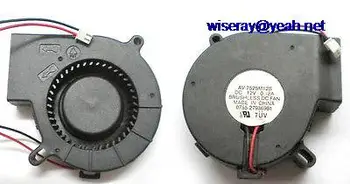 

DHL/EMS 60PCS DC 12V Fans 75mm x 25mm 2 Wires Turbine Brushless Cooling Blower Fan 7525S-A8