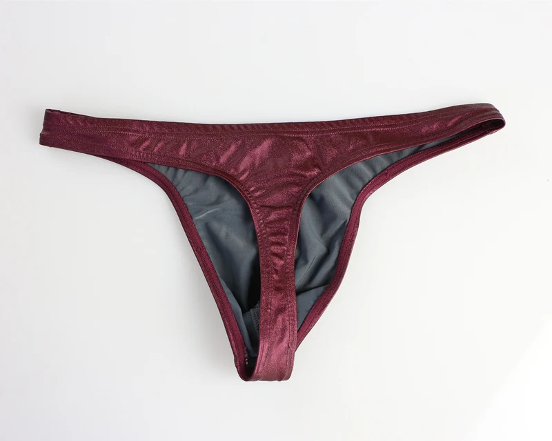 Description Picture 5 of item3pcs/lot New BRAVE PERSON Men Briefs Sexy Mens Low Waist Briefs Imitation Leather Male Underpants Briefs Men Thongs Underwear