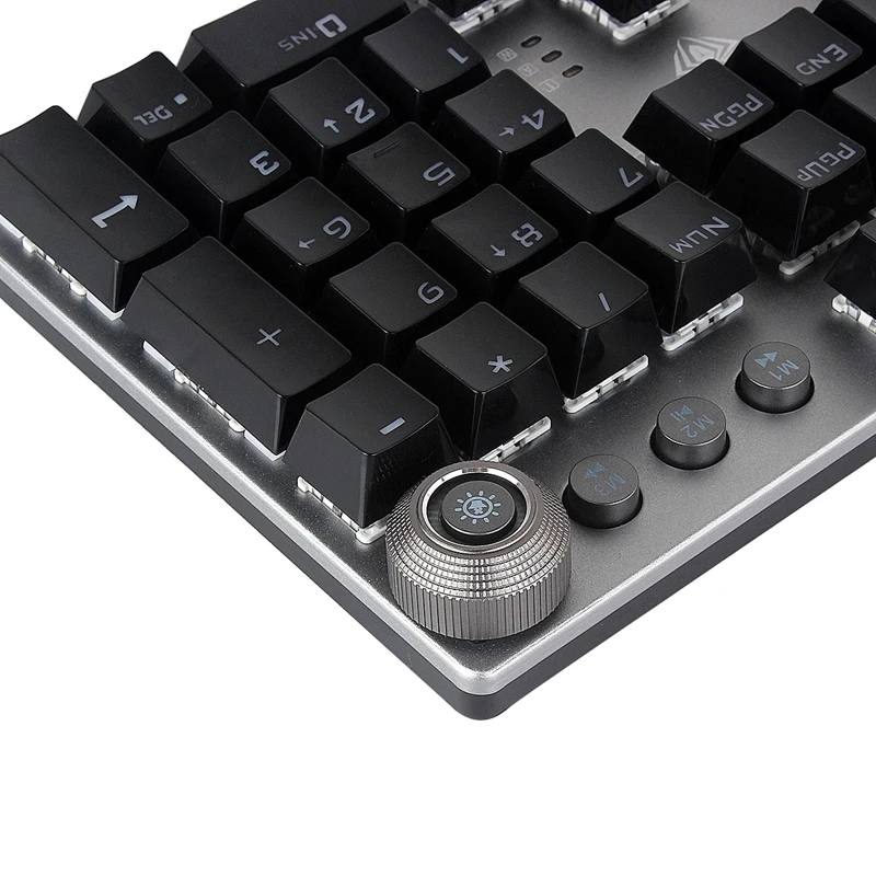 AULA, механическая клавиатура, компьютерная, светодиодный, с подсветкой, USB, игровая, проводная, механическая, клавиатура для макросъемки, Игровая клавиатура, арабский, иврит, русский