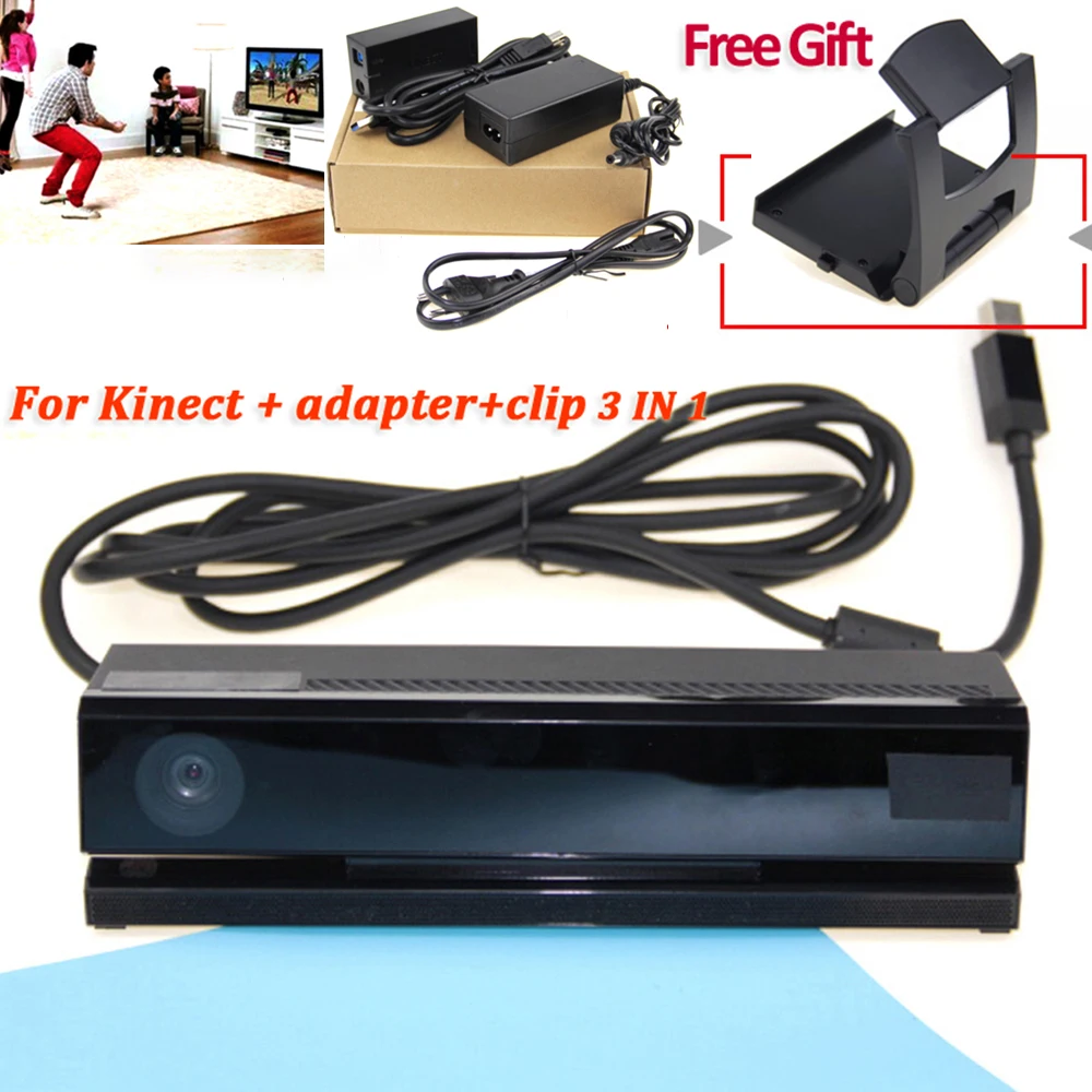 Capteur Kinect avec adaptateur secteur, alimentation pour Xbox one