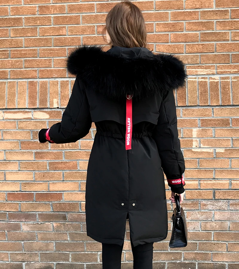 Новинка размера плюс 5XL 6XL зимняя куртка с толстым мехом с капюшоном мягкий женский длинный пуховик теплая парка Mujer Invierno