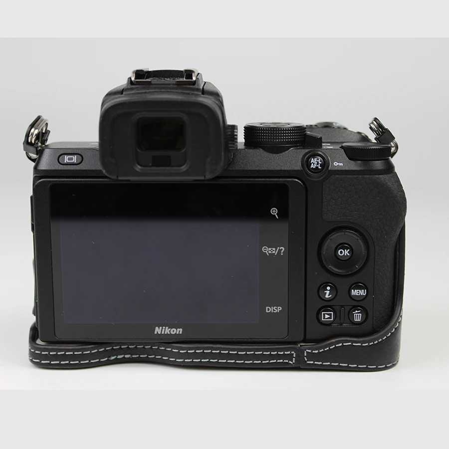 Чехол для камеры из натуральной яловой кожи Nikon Z50 защитный чехол с отверстием