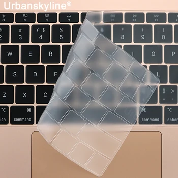 

TPU Keyboard Cover for Macbook Air 13 11 Pro 13 15 16 17 12 Retina Thin Touch Transparent Silicone Film Clear EU US A2179 2020
