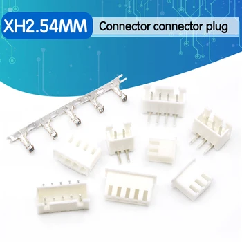 

230pcs XH2.54 2p 3p 4p 5 pin 2.54mm Pitch Terminal Kit / Housing / Pin Header JST Connector Wire Connectors Adaptor XH Kit
