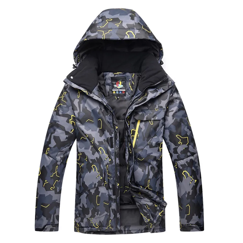 Прямая с фабрики, бренд Arctic queen, водонепроницаемая ветрозащитная дышащая тканевая куртка, Мужская куртка для катания на лыжах и сноуборде, 2 цвета - Цвет: color 3