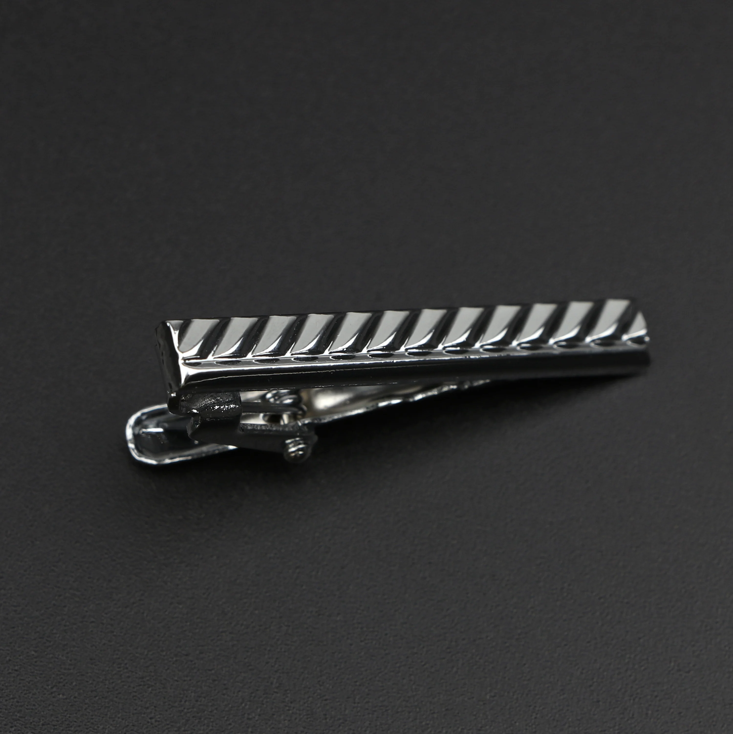 Tie Clips 4cm Simple Fashion Style Metal Pin Clasp Business Wedding Accessories For Men