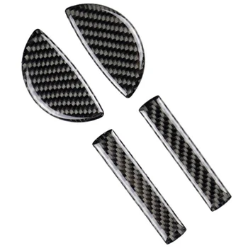 

for Mini Cooper F54 F55 F56 JCW F57 Carbon Fiber Door Handle Cover Trim Decorative Frame Stickers Fit Accessories