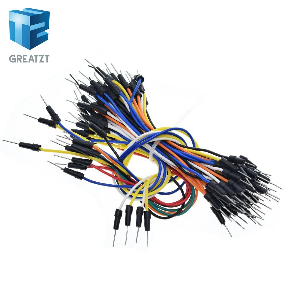 GREATZT 65 шт. прыжок провода кабель мужчин и мужчин Перемычка провода для Arduino Макет