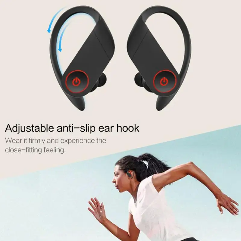 Power Pro, спортивные Bluetooth наушники, беспроводные наушники, стерео наушники, большая мощность, бас гарнитура, TWS, громкая связь, oordopjes