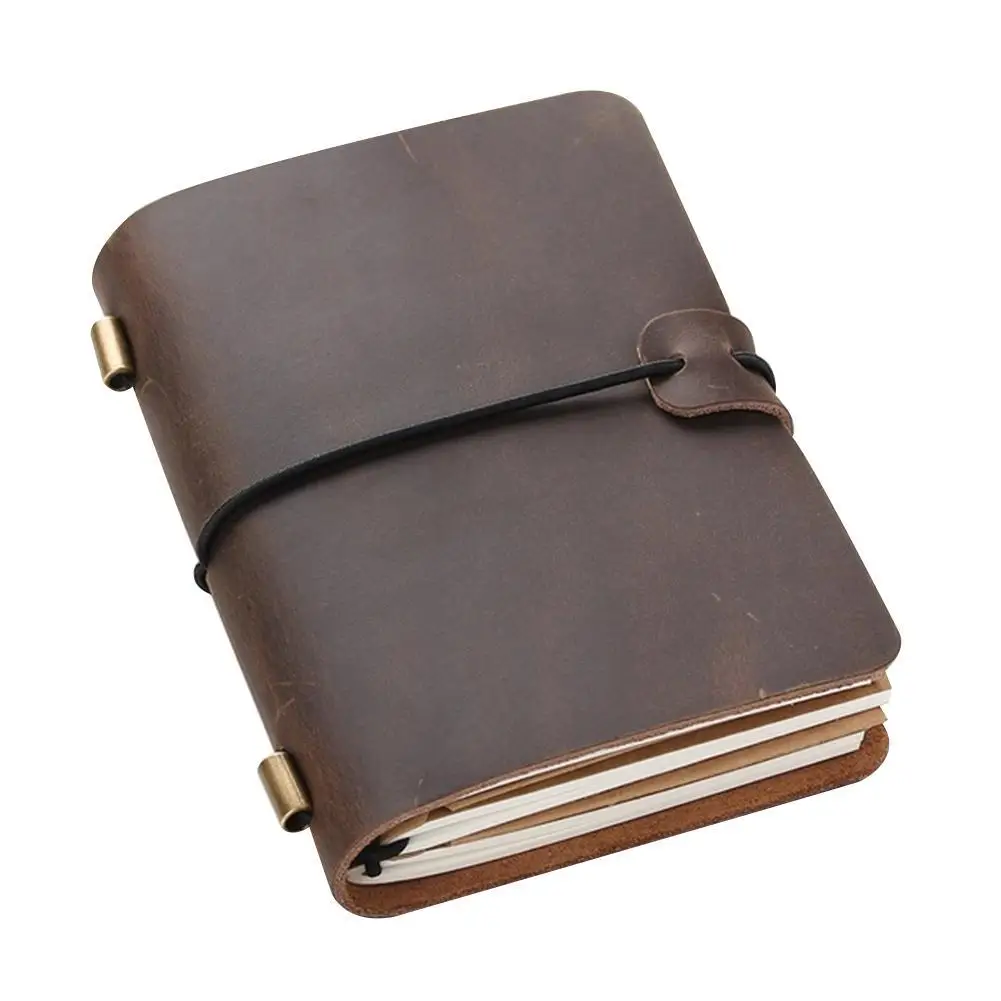

Traveler's Notebook Travel Journal Diary Travel Genuine DIY Diary Writing Agenda Leather Diary Handmade Planner Vintage Jou U8H4