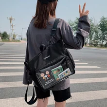 透明なクリアリュックdiyかわいい原宿ランドセル十代の少女ランドセルitabagsオックスフォード防水バックパックmochilas Aliexpress 透明なクリアリュックdiyかわいい原宿ランドセル十代の少女ランドセルitabagsオックスフォード防水バックパックmochilas Aliexpress