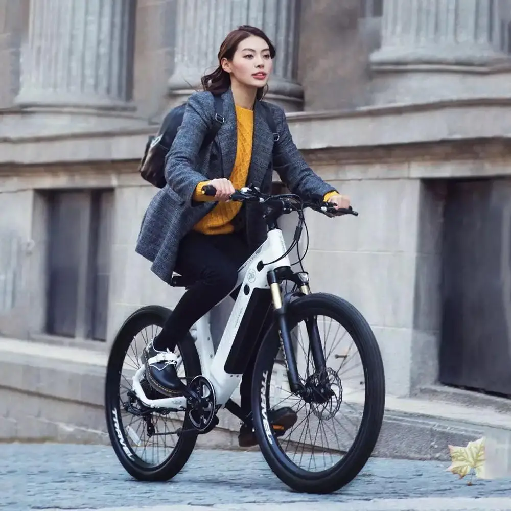 26 дюймов Электрический горный велосипед mi himo c26 ebike off-raod Электрический велосипед 48 в Скрытая литиевая батарея диапазон 40-80 км Гибридный ebike