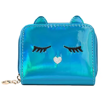 

MAIOUMY Fashion Wallet Women Cat Leather Zipper Handbag Clutch Bags Coin Purse Phone Bag small wallets for coins women Wallet