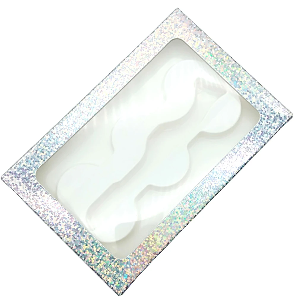 

10pcs Organizer Empty Reusable Clear Case Paper Storage Eyelashes Packing Box Travel Portable Container Holder Makeup Protection