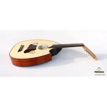 Online Turkish Professional Half Cut Electric Oud Ud String Instrument AOH-201G