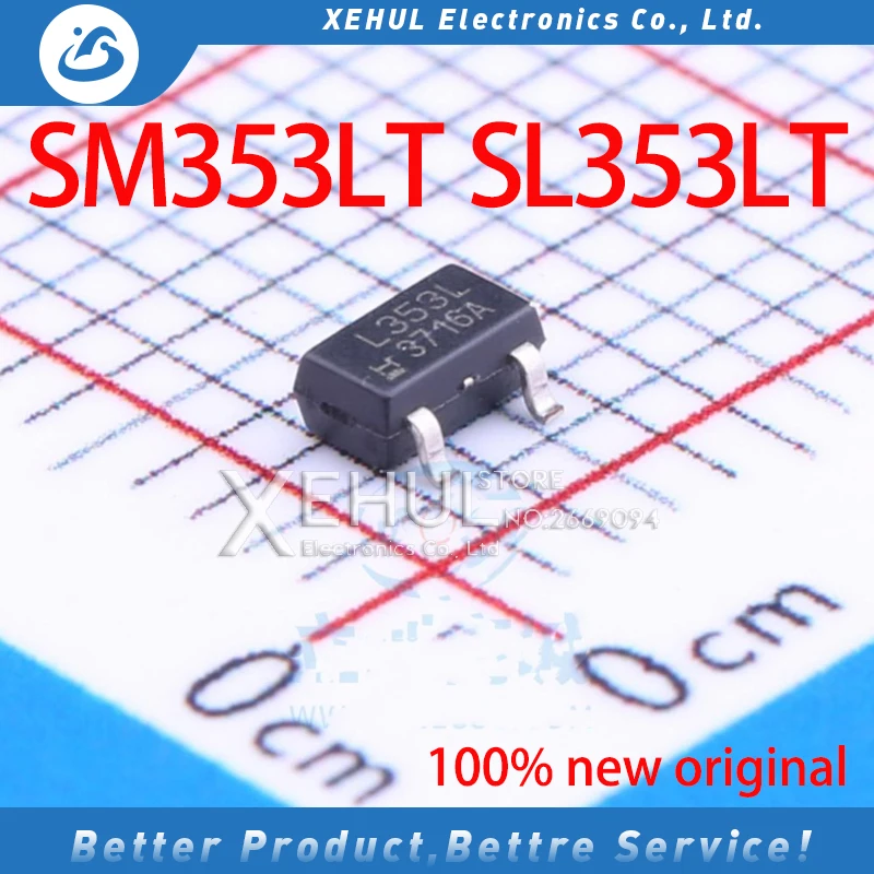 

20pcs /100pcs /500pcs 100% new original SM353LT SL353LT SOT-23 SL353 silk screen L353L sensor