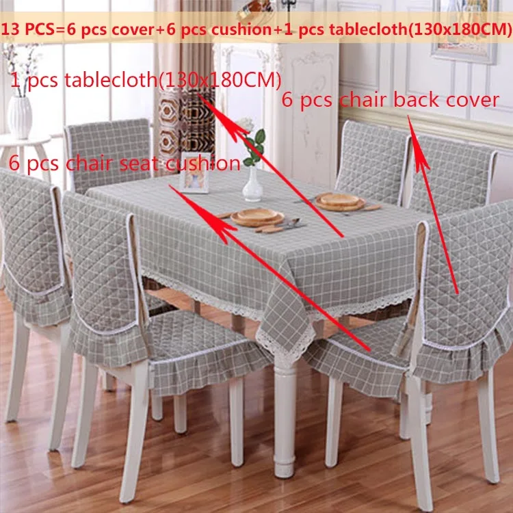 A 13pcs-130x180 2/9/13 шт./компл. цветочный Скатерти Романтический скатерти с принтом декоративные Кухня обеденное столовое покрытие скатерти для стола, домашний декор - Цвет: A 13pcs-130x180