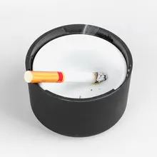 Портативный автомобильный Пепельница светодиодный светильник сигарета дым пепельница цилиндр держатель с крышкой съемный мусорный бак контейнер для хранения мелочей