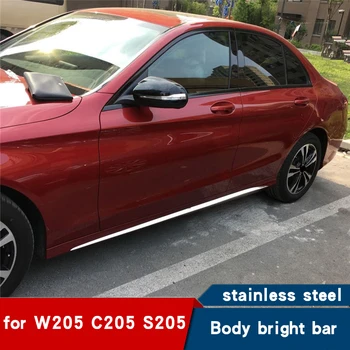 

Car stainless steel for Mercedes C200 C300 C250 C180 C240 modified car sticker accessories C-CLASS W205 C205 coupe S205