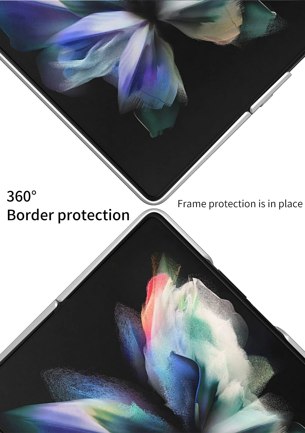 GKK Magnetic Frame Plastic Case For Samsung Galaxy Z Fold 2 3 5G Stand All-included Hard Cover For Samsung Z Fold Flip 3 Case galaxy z flip3 case