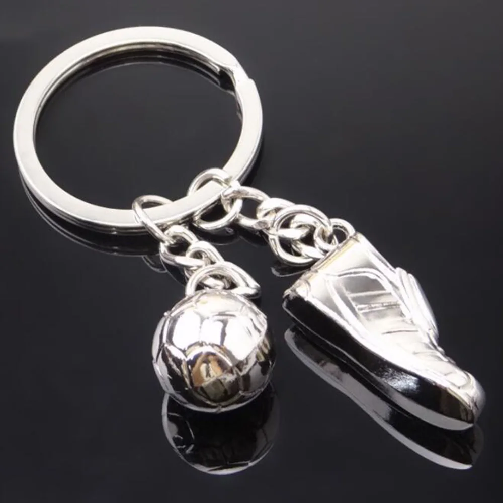 Новый футбольный брелок в форме обуви металлический брелок для ключей «Футбол» 2019 фанатов футбола спортивный сувенир Подарочное кольцо с