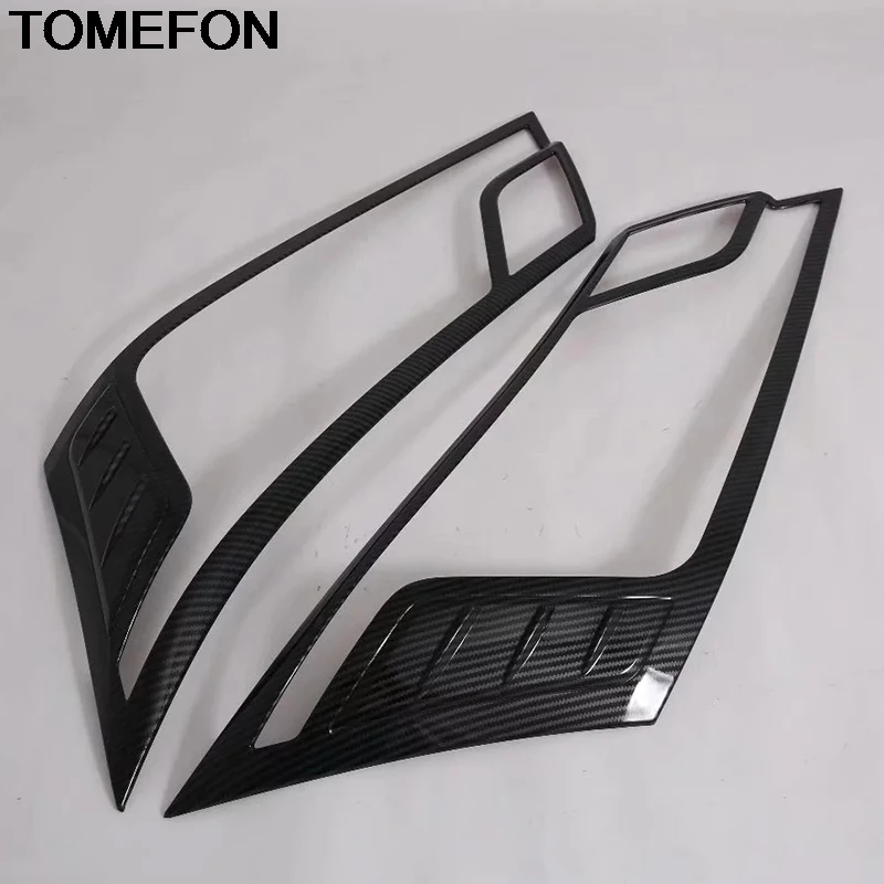 TOMEFON для Toyota Hiace Granvia Commuter передний головной светильник, детектор, рамка, наклейка, Стильный чехол, аксессуары для отделки