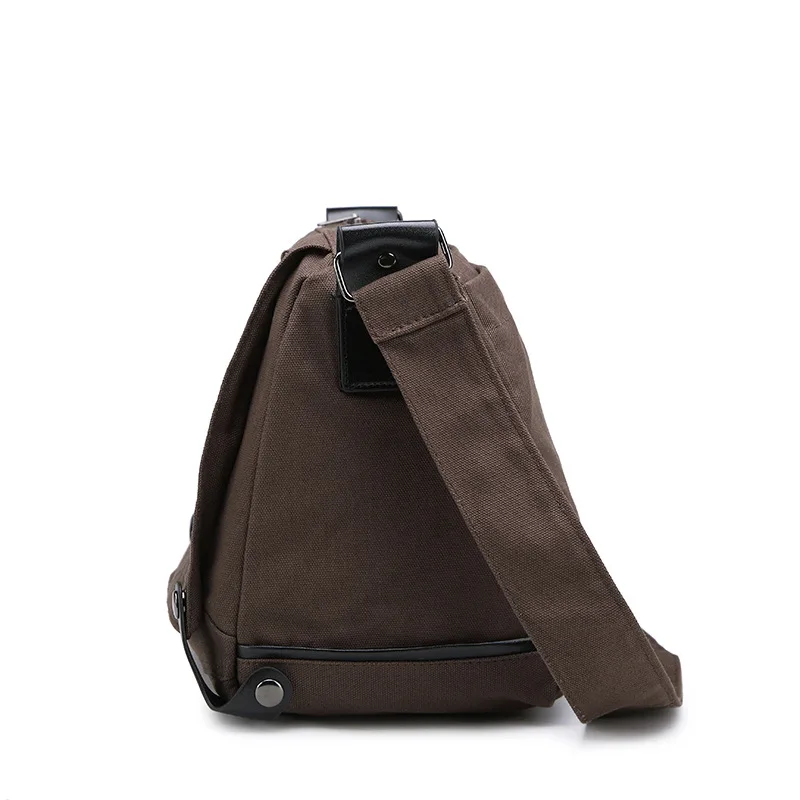 

Casual Schoolbag New Style Korean-style Canvas Bag Crossbody Bag Trend Men's Bag Europe And America