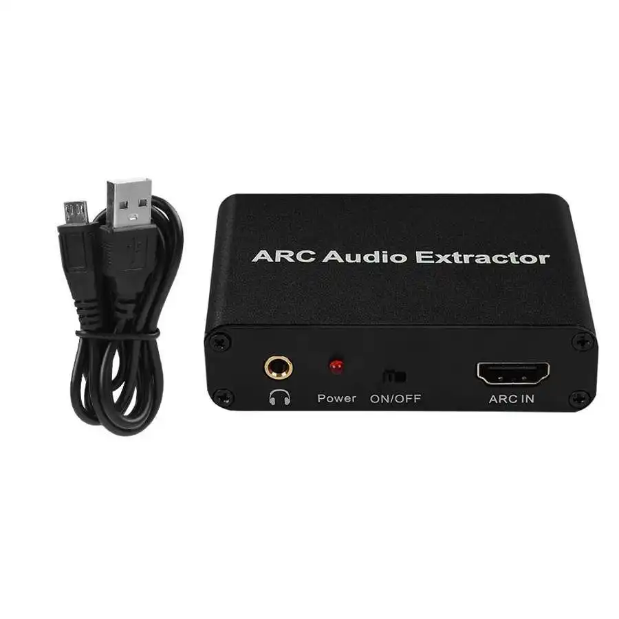 HDMI цифро аналоговый Coaxail ARC аудио экстрактор конвертер адаптер обратного канала
