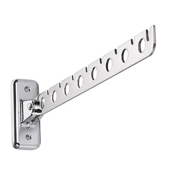 

Folding Wall Mounted Clothes Hanger, Clothes Hook with Swing Arm Holder Clothing Hanging System, Closet Storage Organizer Heavy