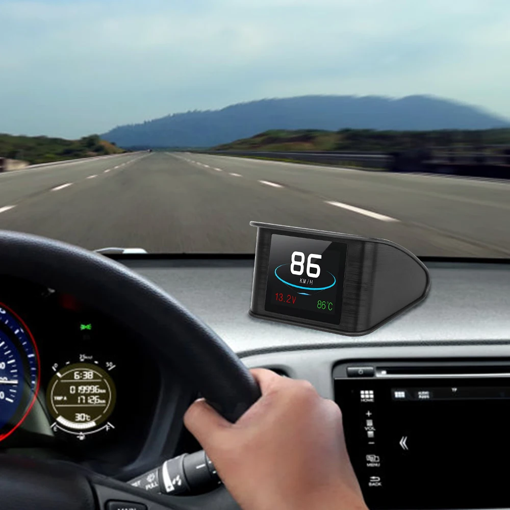  HUD T600 ڵ GPS  ÷,  溸 ĳ, LCD ӵ, ڵ  µ