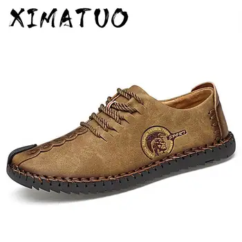 

Hot Sale Men Shoes Casual Leather Shoes Men Breathable Lightweight Mans Footwear Big Size High Quality Zapatos De Hombre
