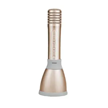 

KM660 Wireless Microphone Mini Portable Outdoor Condenser Microphone Microphone Karaoke OK Speaker KTV Player Sing