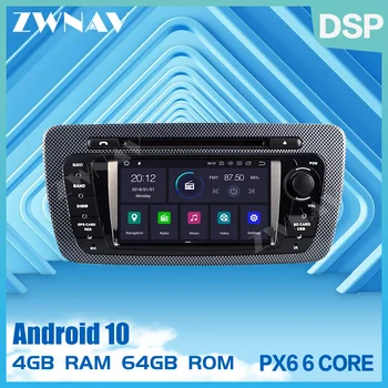 

PX6 4+64G Android 10.0 Car Multimedia Player GPS map For Seat Ibiza 2009-2013 Radio Rudio Video stereo DVD Player head unit wifi