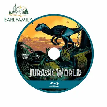 

EARLFAMILY 13cm x 9.6cm for Jurassic Park Logo DIY Motorcycle Car Stickers Graffiti Sticker Body for Car Suitable for Fold GTR