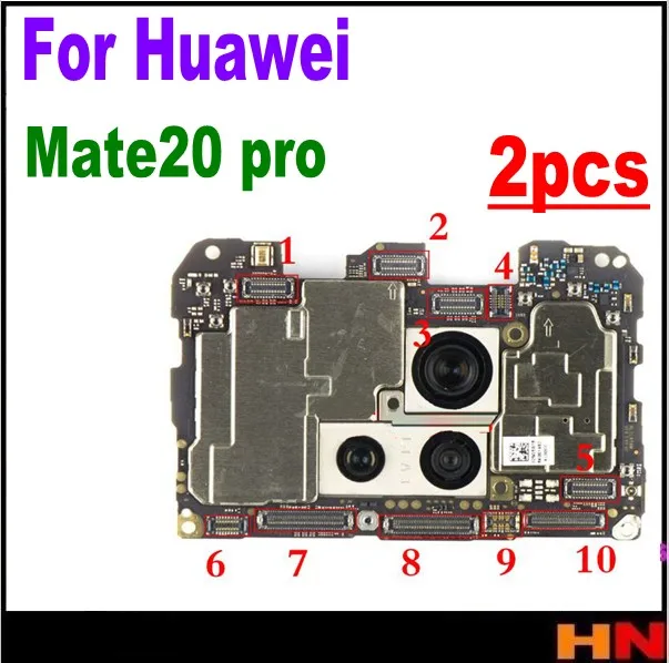 2 шт. запасные части для материнской платы Huawei mate 20 pro FPC|Шлейфы мобильных