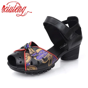 

Xiuteng Shoes Women Sandals 2020 Women Shoes Thick Heels Women Sandalias Peep top Sandals Ladies Shoes Women
