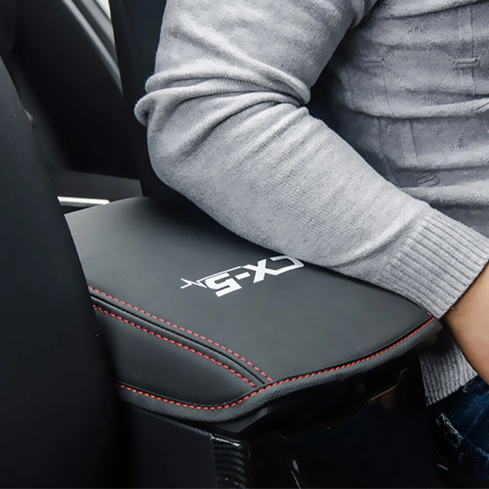 HIGH QUALITY Car Armrest Covers For Mazda CX5 CX5 CX 5 KF 2017 2018