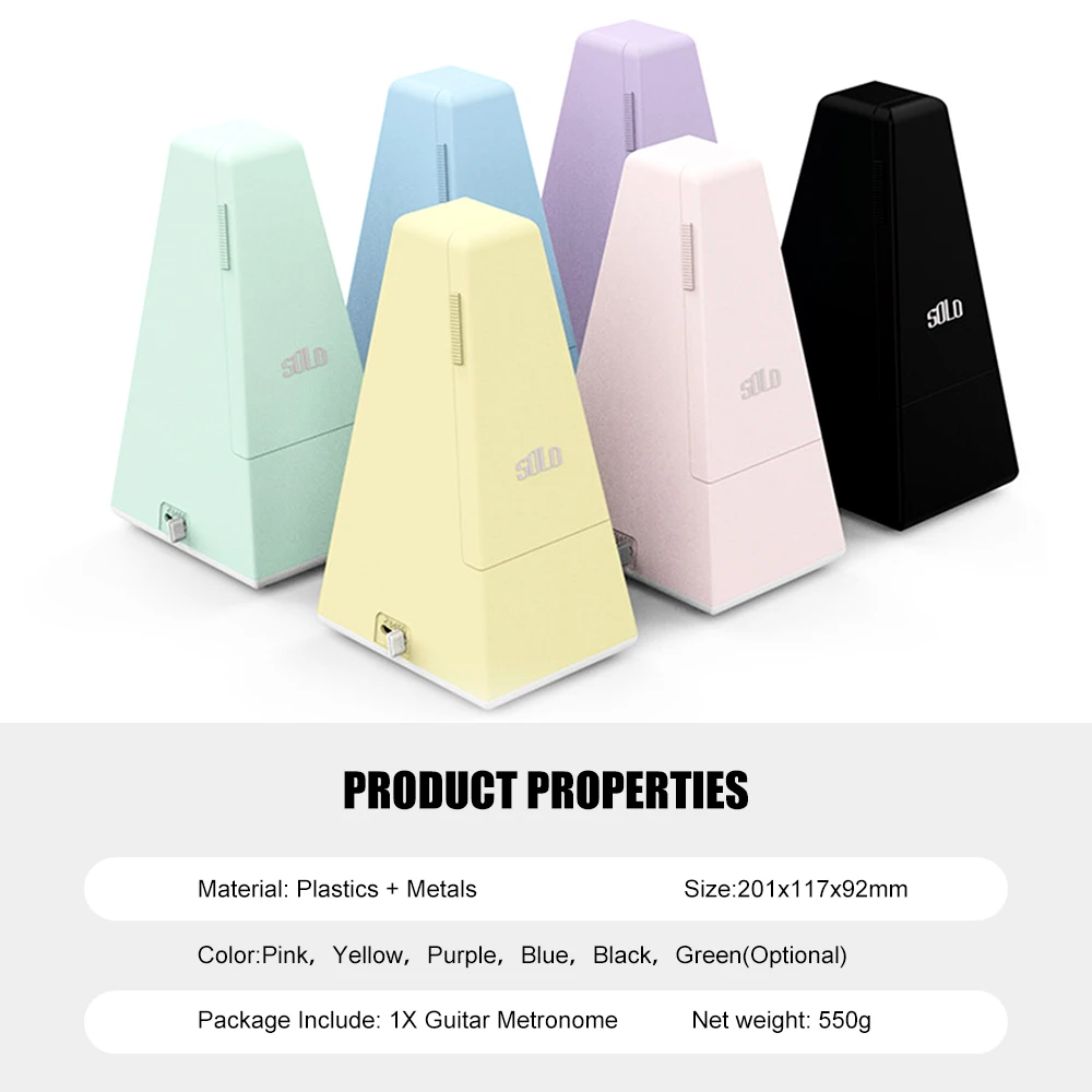 Античный винтажный стиль механический звонок метроном онлайн звуковой клик для