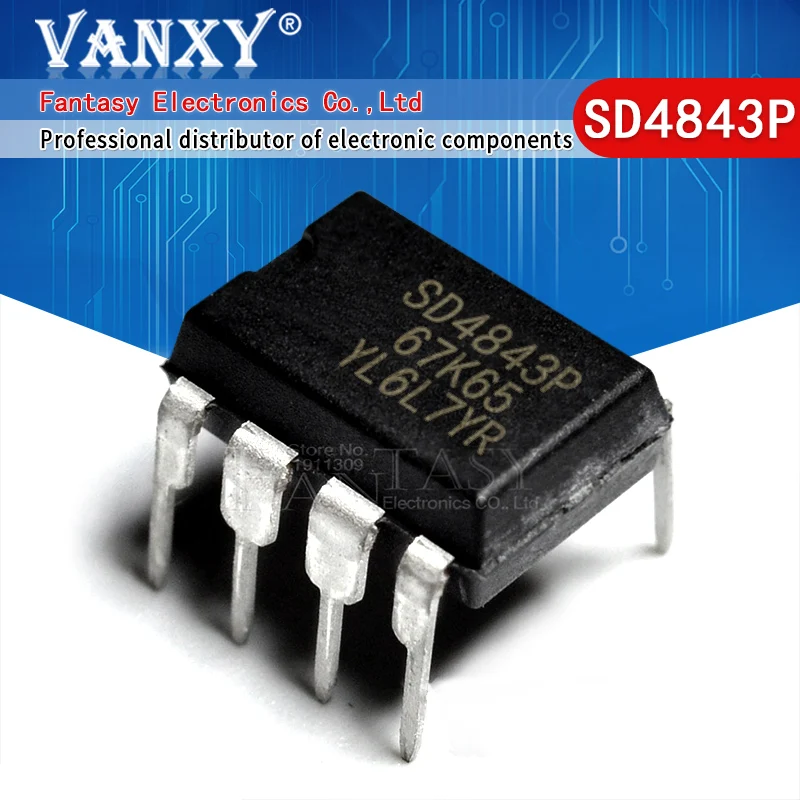 10 шт. SD4843P DIP 8 SD4843 SD4843P67K65 3483P DIP8| |