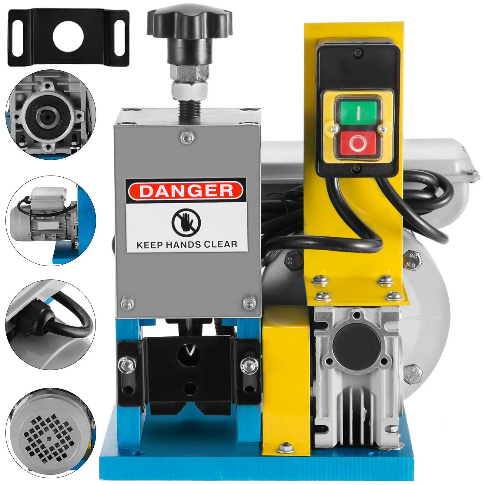  Electric Wire Stripping Machine Portable Powered Comercial 1/4HP Cable Stripper