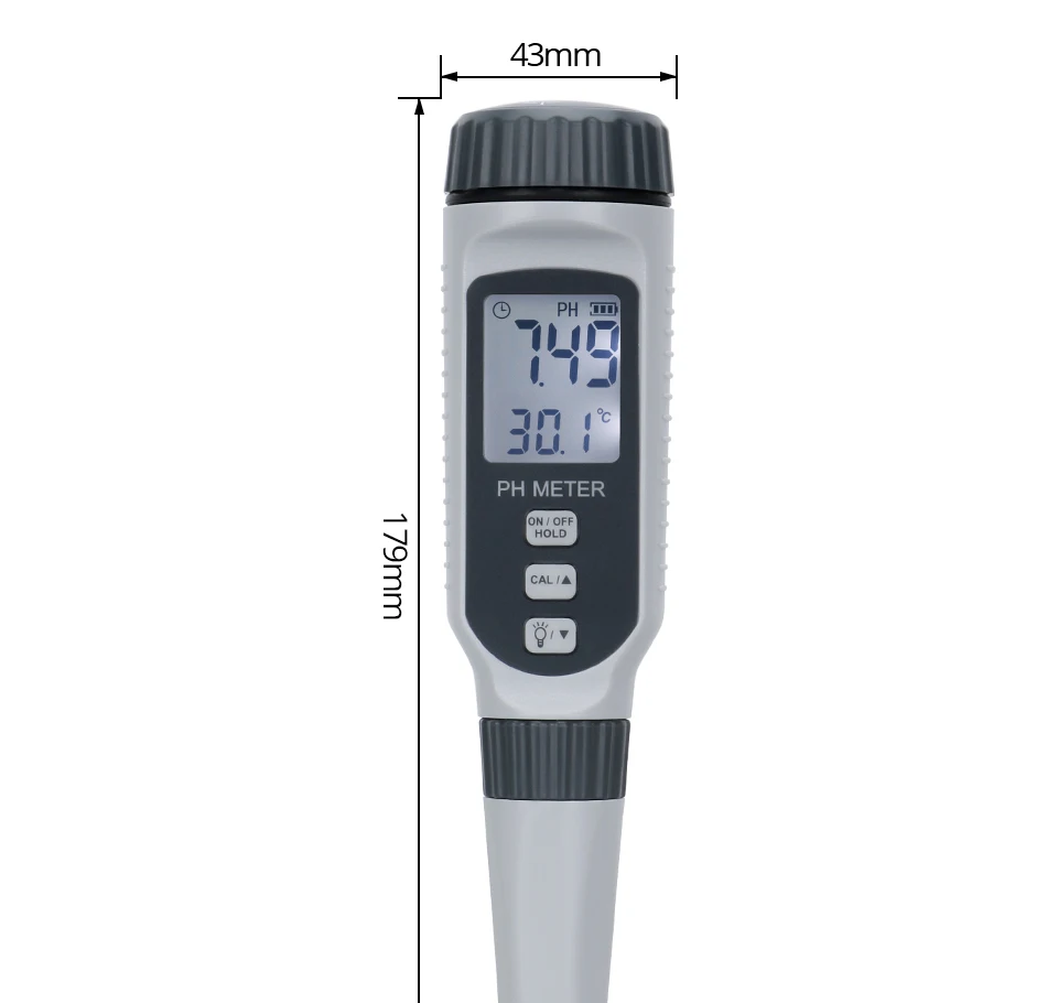 Professional Pen Type PH Meter Portable PH Water Quality Tester Acidometer for Aquarium Acidimeter water PH acidity meter PH818 wind measuring instrument