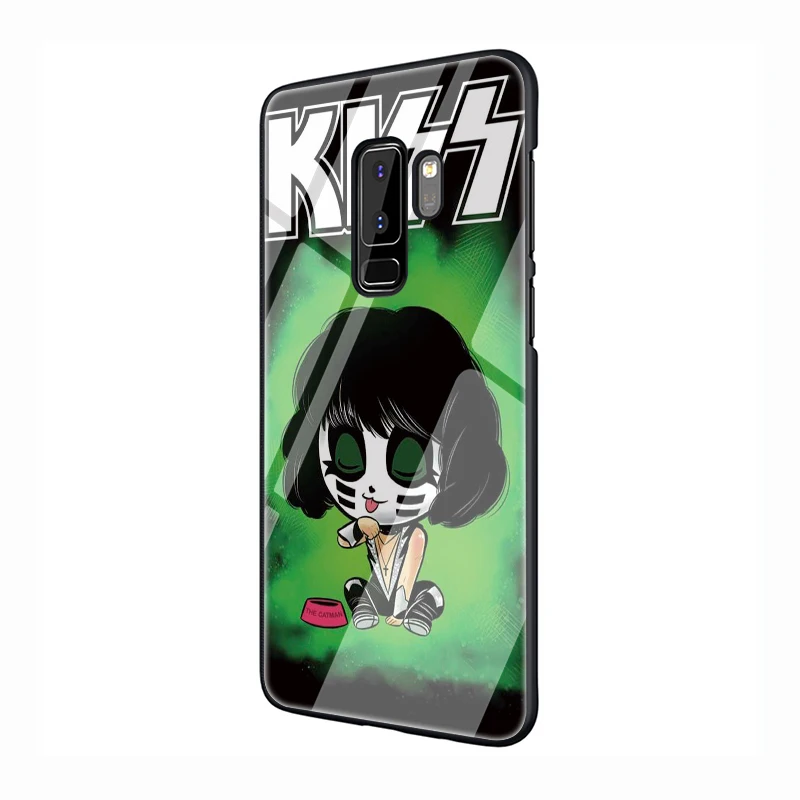 G7 EWAU рок-группы "Kiss" чехол из закаленного стекла для телефона для samsung S7 S8 S9 S10 Note 8, 9, 10, плюс A10 20 30 40 50 60 70 - Цвет: G7