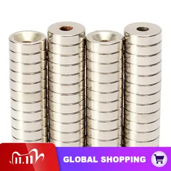 

50pcs N50 D10 x 3MM Strong Ring Magnets Earth Neodymium